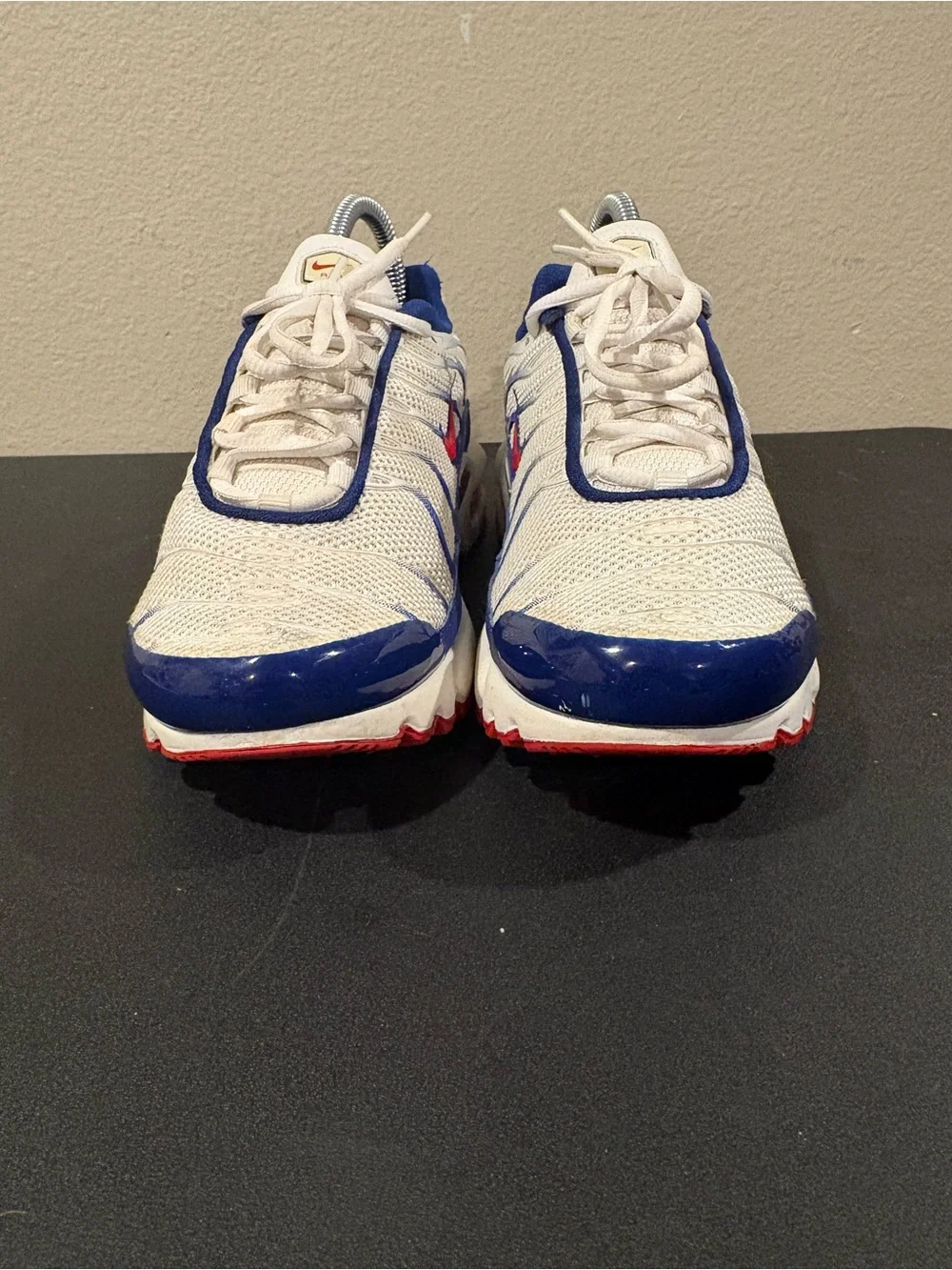 Nike Air Max Plus TN Red White Blue Athletic Sneaker CK0003-100 Youth Size 6Y